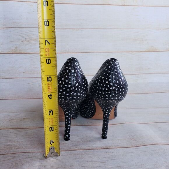 Coach Leather Landrie Polka Dot Bow Pointy Toe Stiletto Heeled Pump Size 8B - Picture 16 of 16